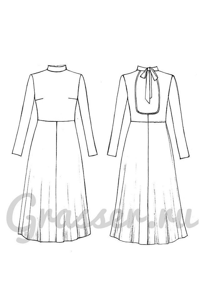 Dress, pattern №396