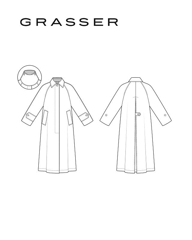 Raincoat, pattern №1317 Raincoat, pattern №1317