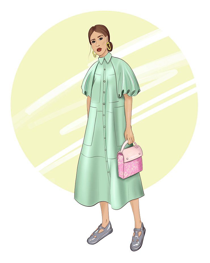 Dress, pattern №762