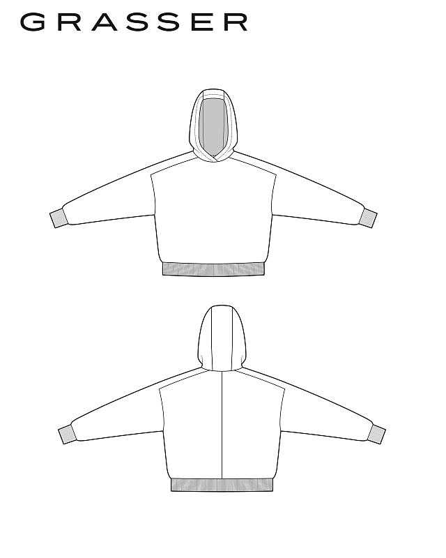 Sweatshirt and hoodie, pattern №1273