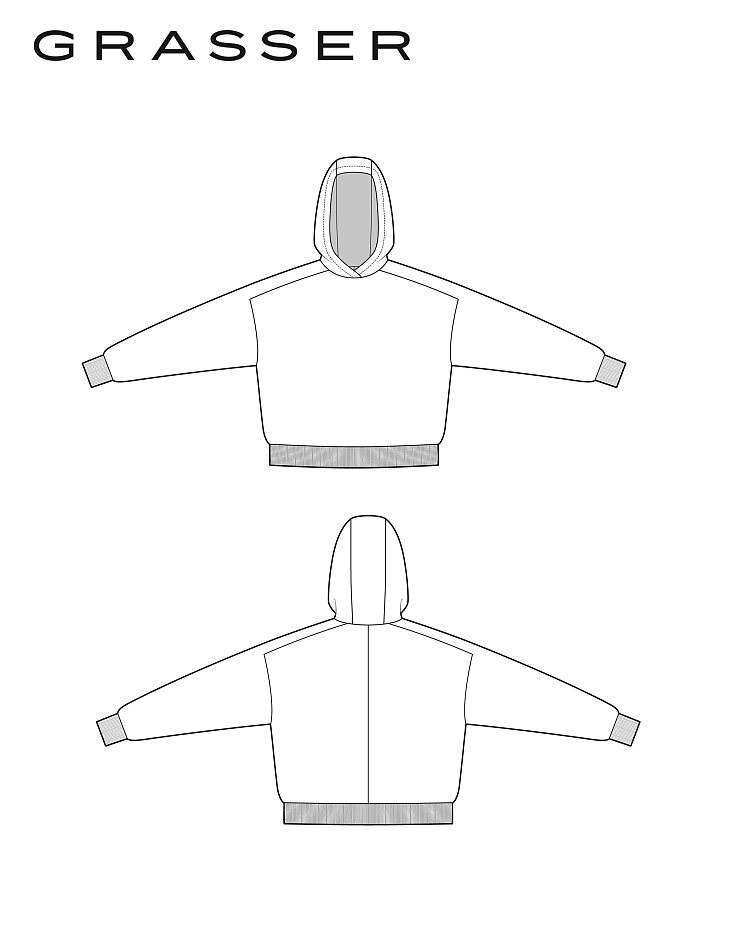 Sweatshirt and hoodie, pattern №1273