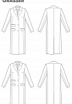 Coat in two length options, pattern №898, photo 3