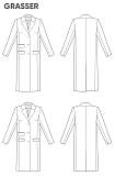 Coat in two length options, pattern №898