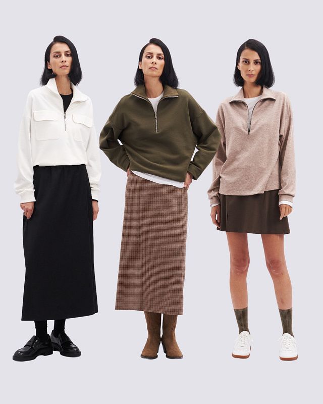 Jumper in three versions, pattern №1172