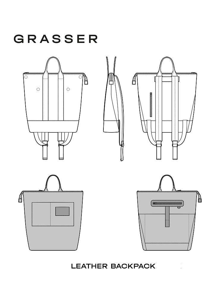 Backpack, pattern №1000