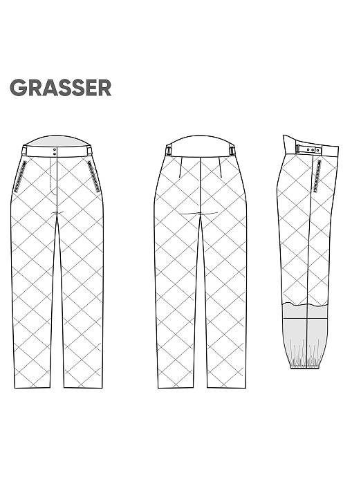 Insulated trousers, pattern №883