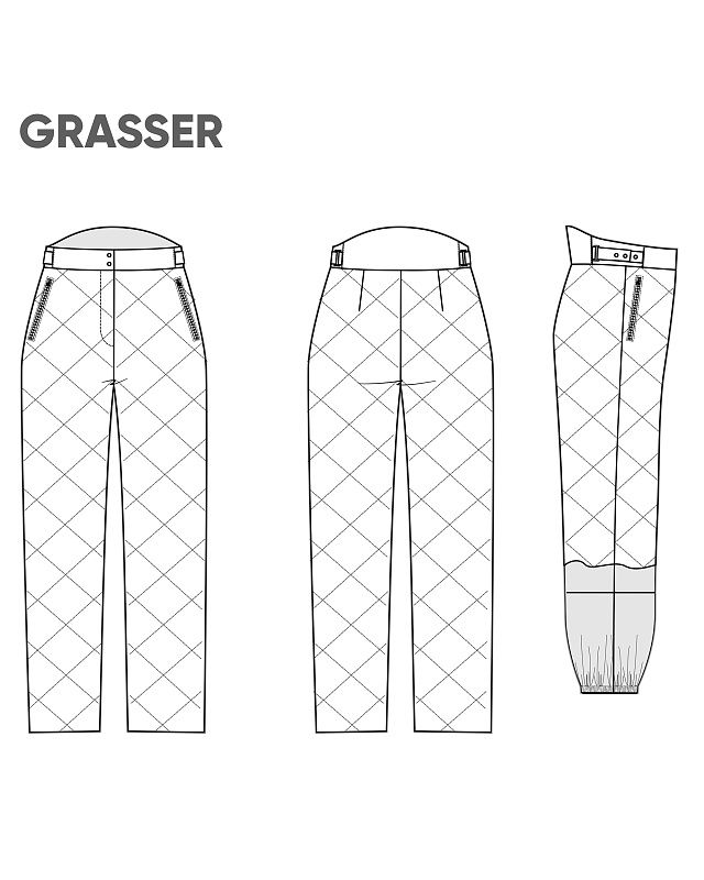 Insulated trousers, pattern №883