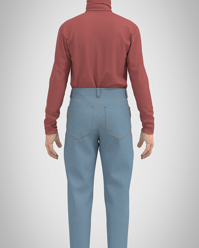 Men's trousers, pattern №829