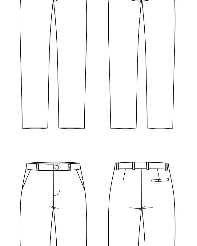 Trousers, pattern №117