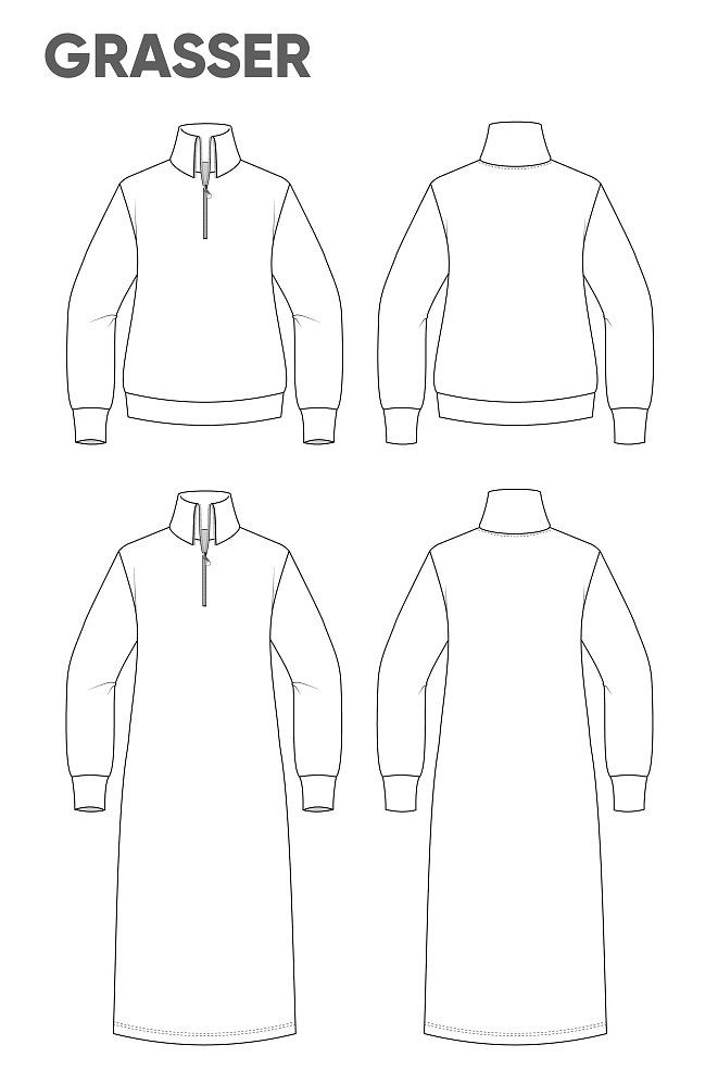 Dress and sweater, pattern №816