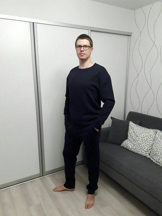 Men’s sweatshirt, pattern  №51