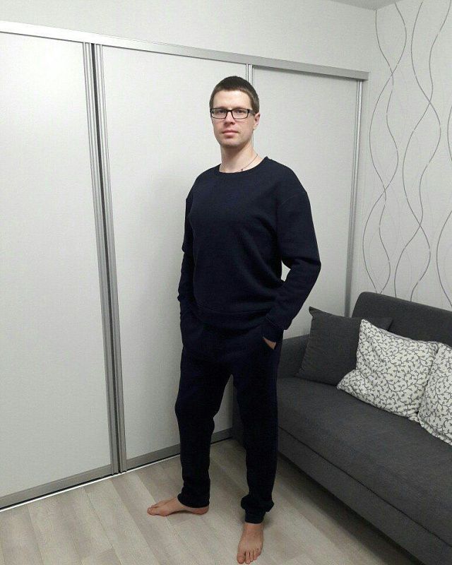 Men’s sweatshirt, pattern  №51