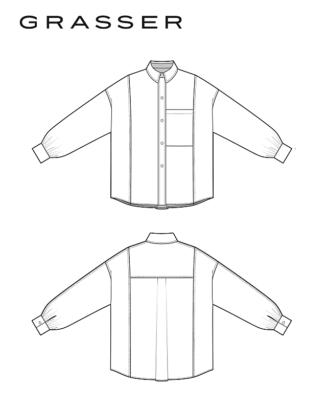 Shirt, pattern №1157