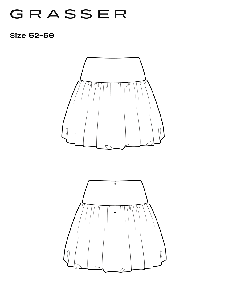 Skirt, pattern №1232