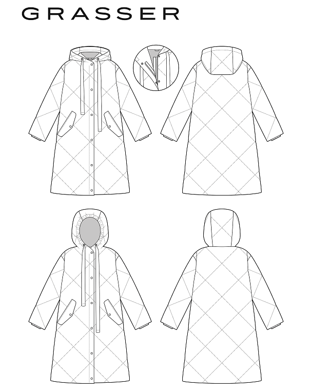 Coat, pattern №1177