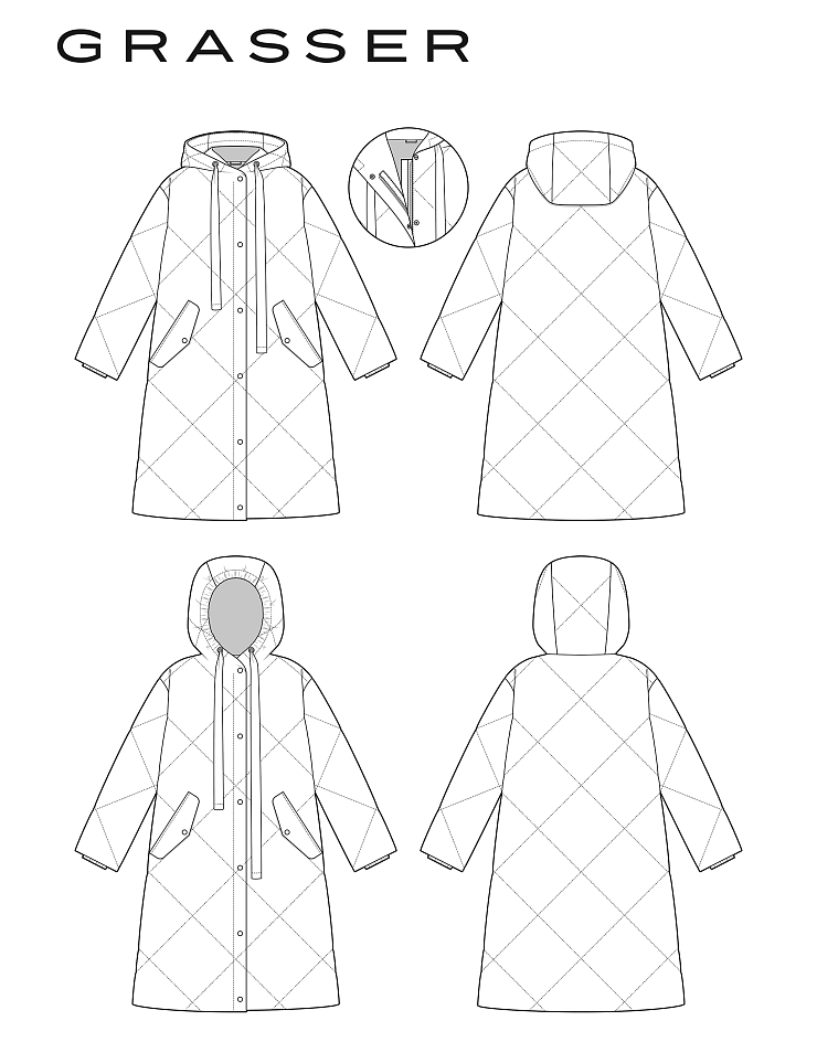 Coat, pattern №1177