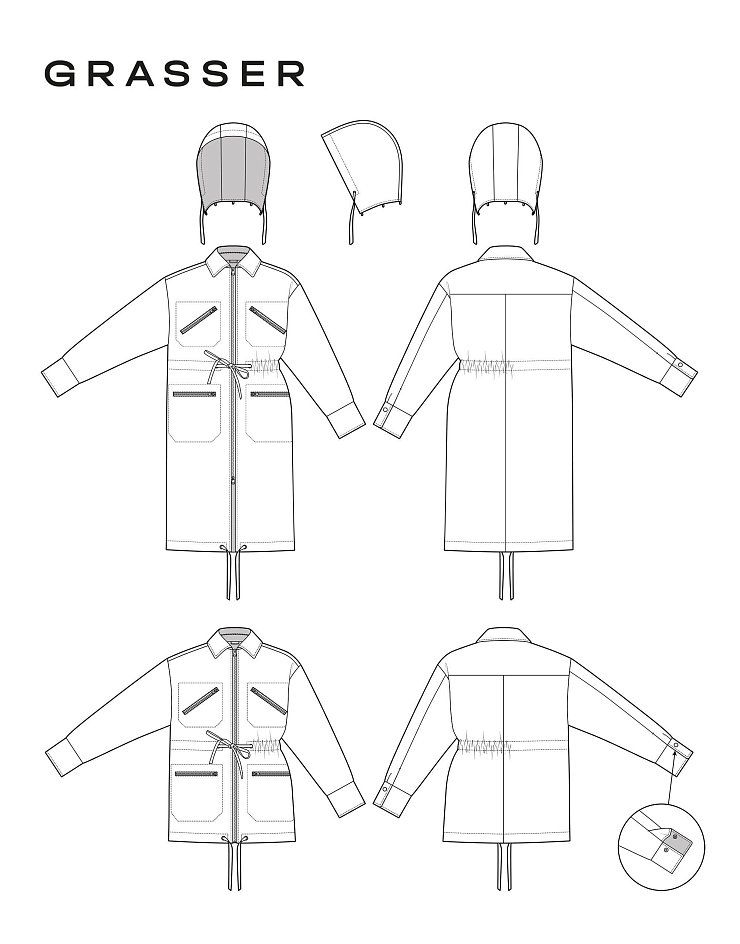 Coat and jacket, pattern №1001