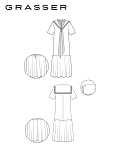 Dress and blouse, pattern №1244