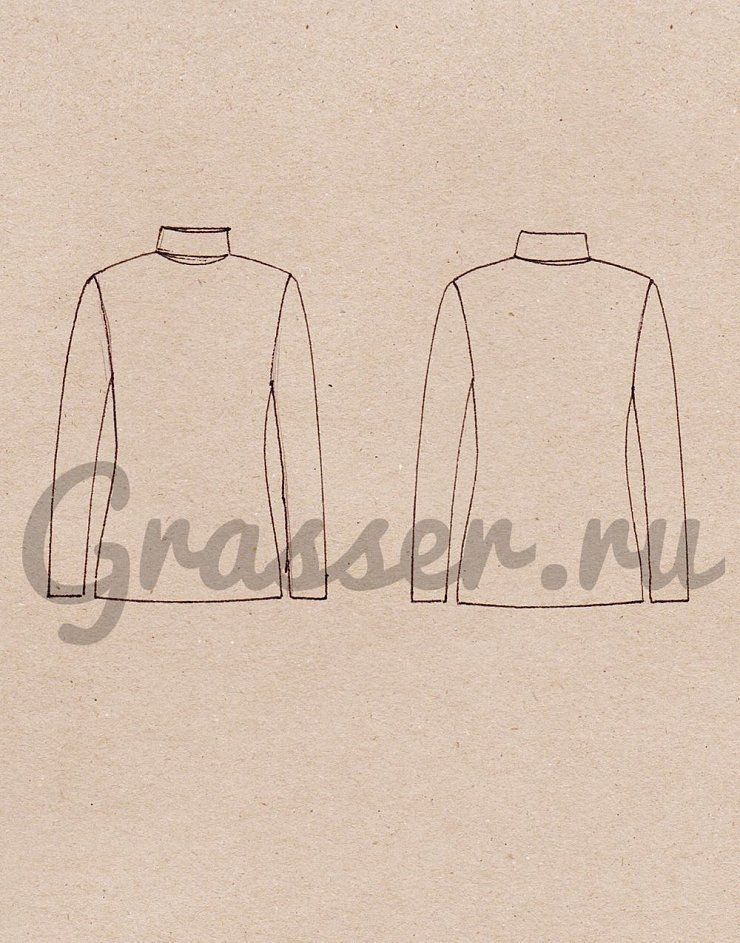 Turtleneck, Pattern № 580