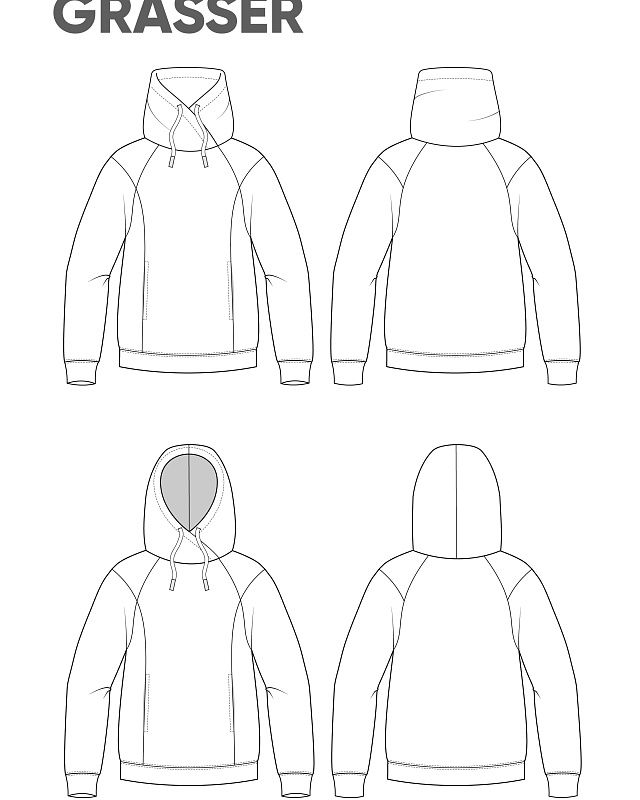 Kid's hoodie and sweatshirt, pattern №803