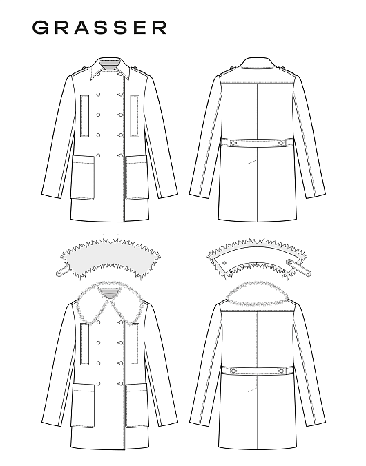 Coat, pattern №970