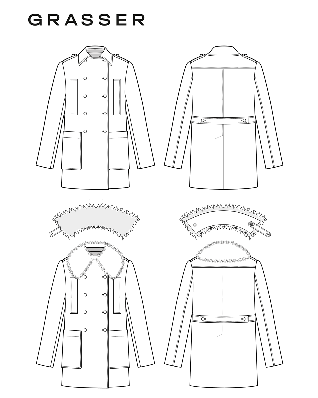 Coat, pattern №970