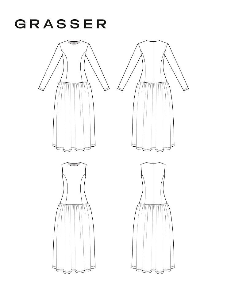 Dress, pattern №1050