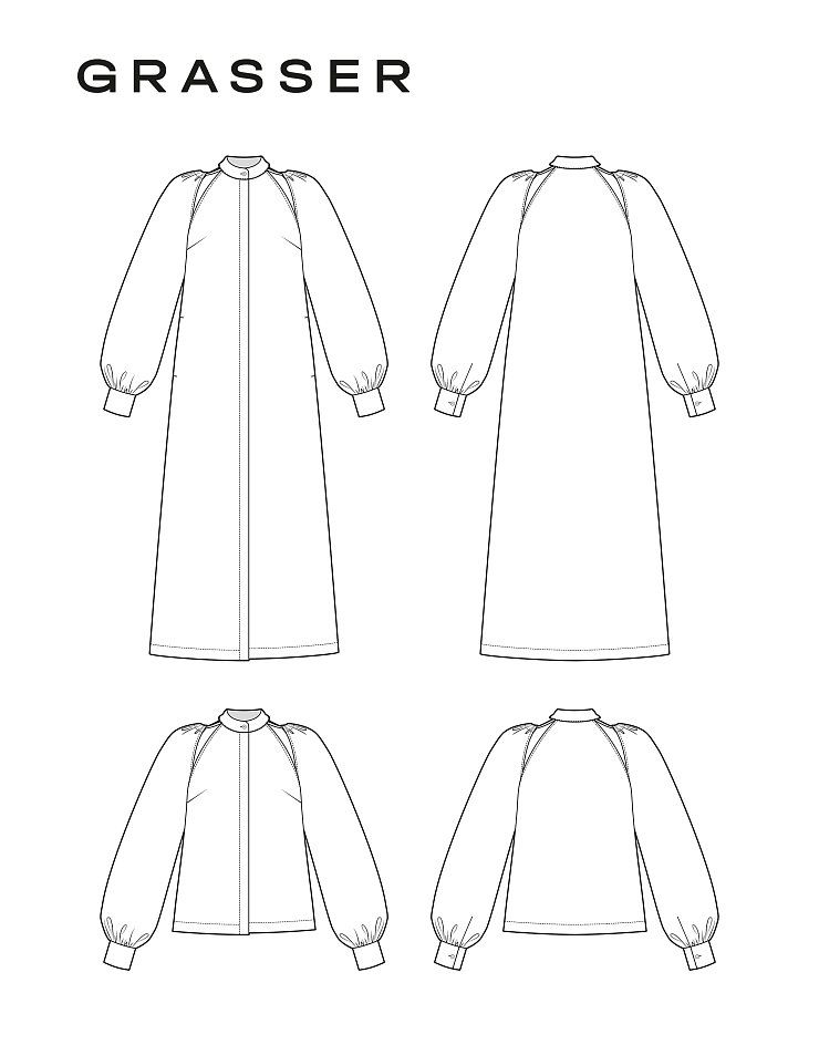 Dress and blouse, pattern №938