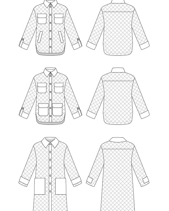 Coat and jacket, pattern №785