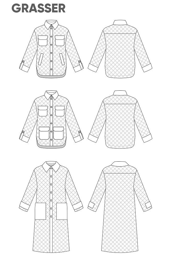 Coat and jacket, pattern №785