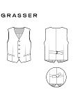 Men’s vest, pattern №1121, photo 3