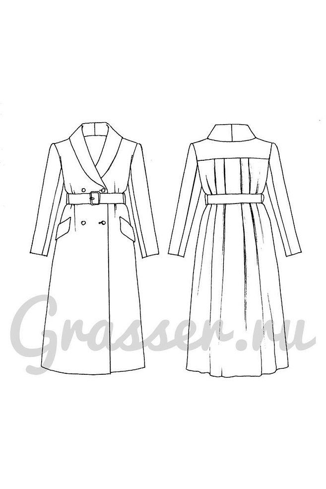 Coat, pattern №739