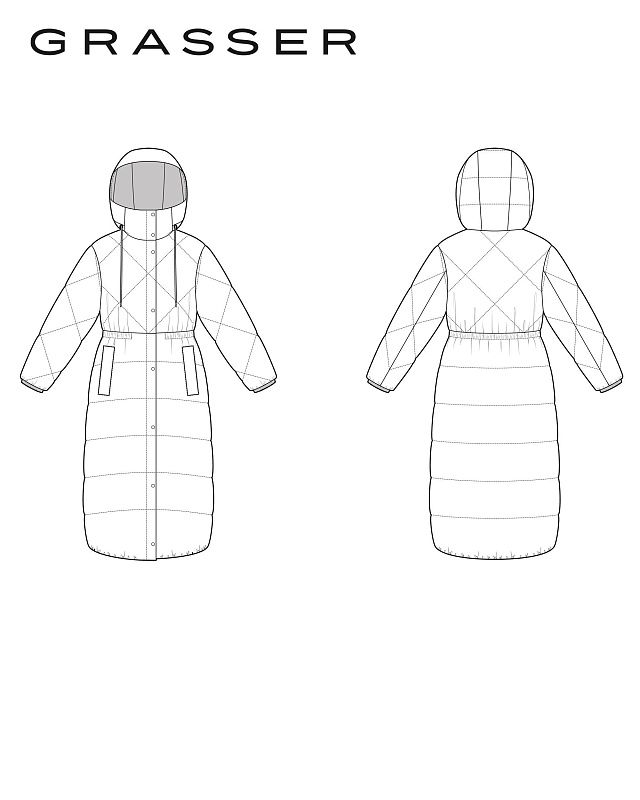 Coat, pattern №1284 Coat, pattern №1284