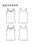 Sleeveless shirt, pattern №991