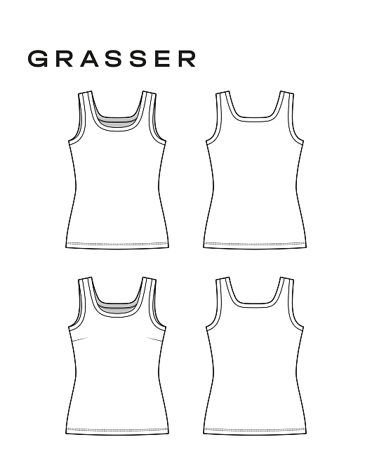 Sleeveless shirt, pattern №991