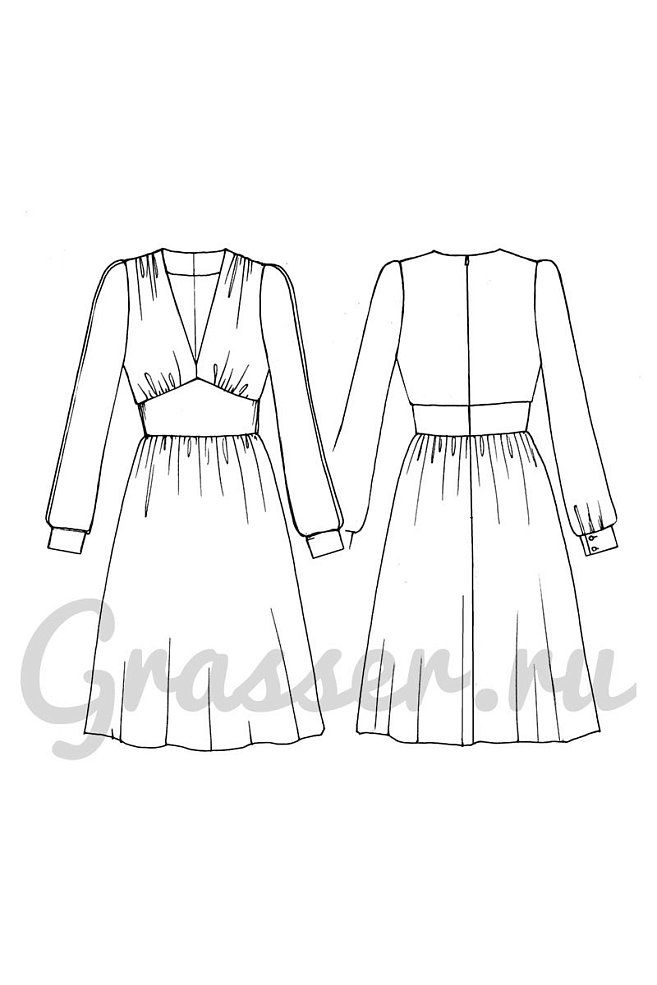 Dress, pattern №228