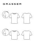 T-shirt in two lengths, pattern №1341
