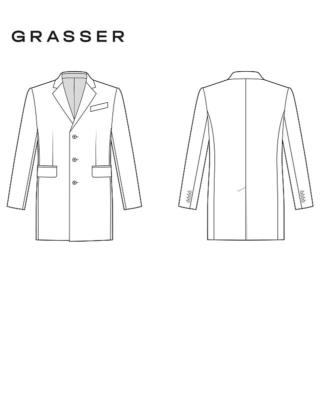 Men's coat, pattern №639