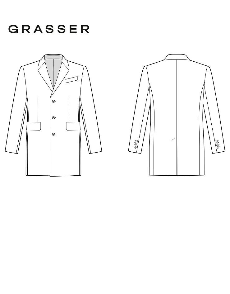 Men's coat, pattern №639