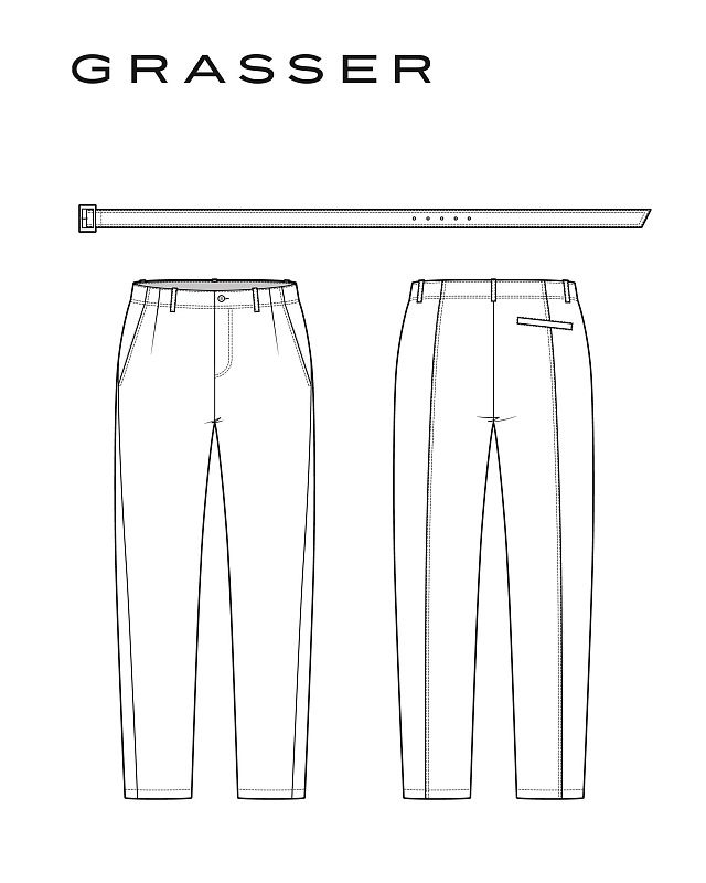 Men's trousers, pattern №1326 Men's trousers, pattern №1326