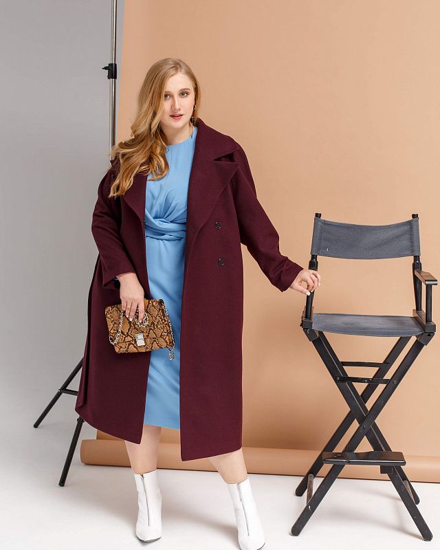 Coat, plus size, pattern №662