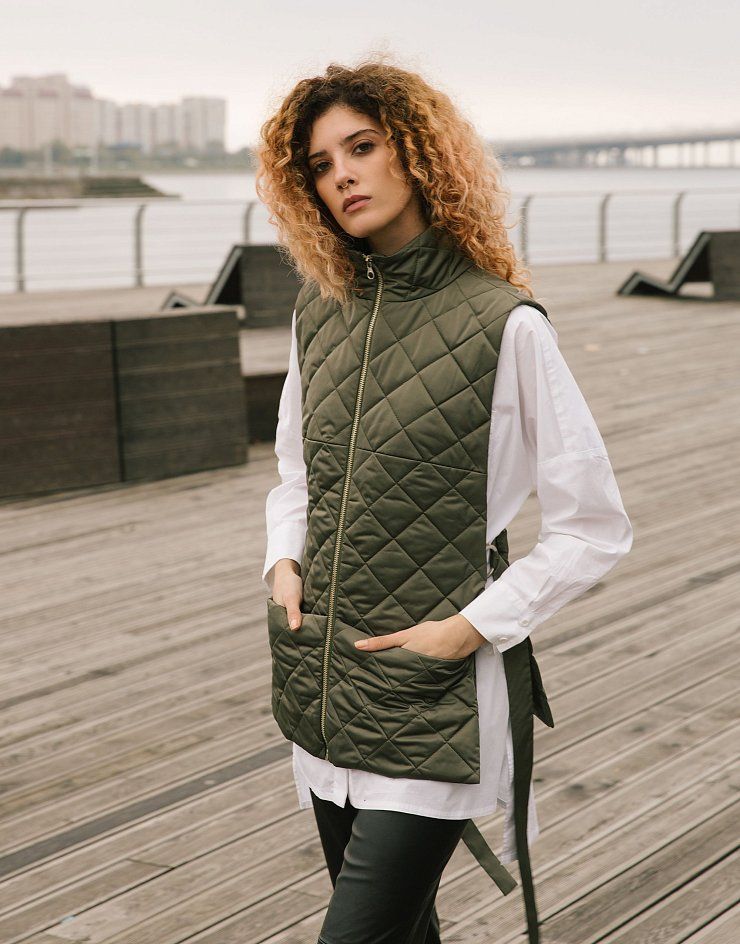 Quilted vest, pattern №787