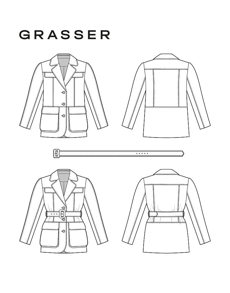Jacket, pattern №1016