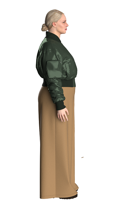 Trousers with two types of pockets, pattern №861