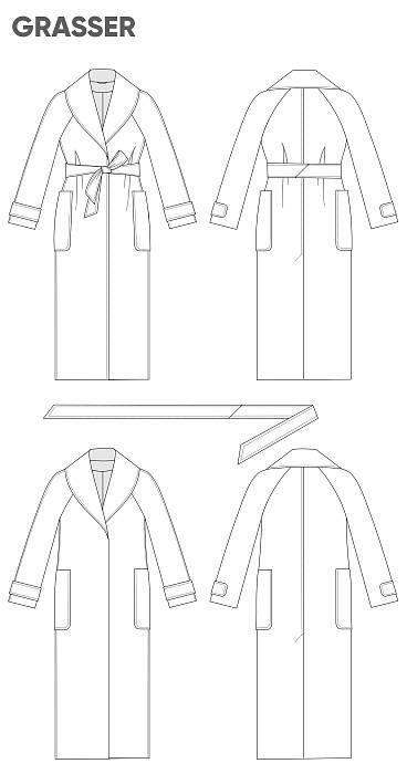 Coat, pattern №866