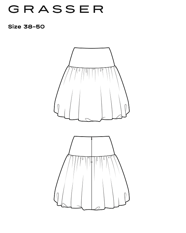Skirt, pattern №1232
