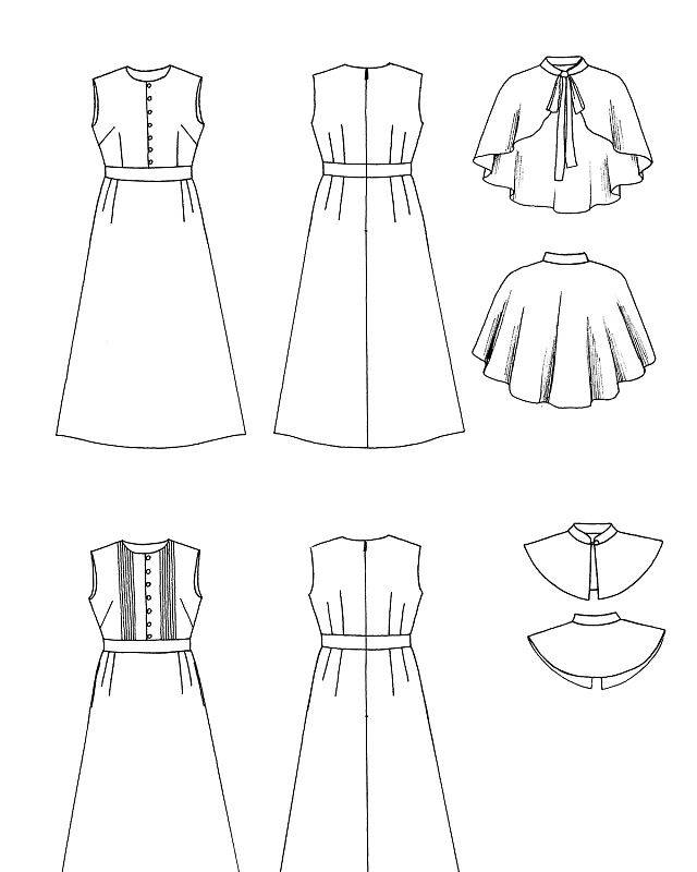 Dress in 2 designs, pattern №764