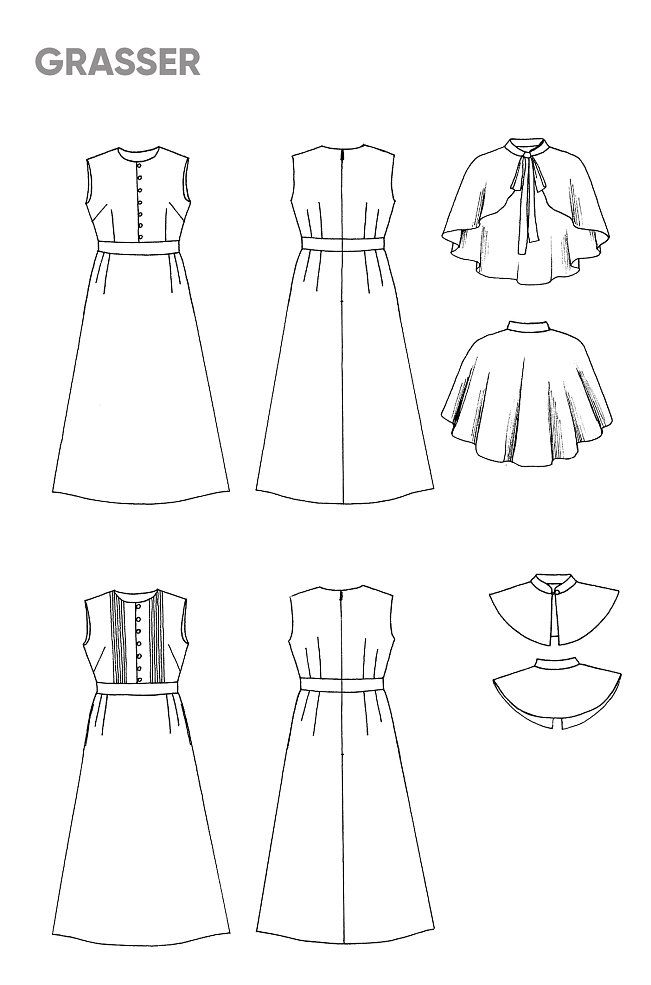 Dress in 2 designs, pattern №764