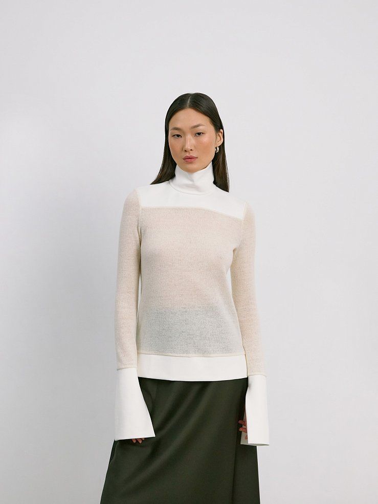 Turtleneck sweater, pattern №893