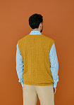 Men’s knit jumper and waistcoat, pattern №815, photo 7